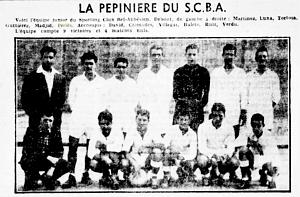 FOOT SCBA 07- JUNIORS SCBA 1960 OU 1961